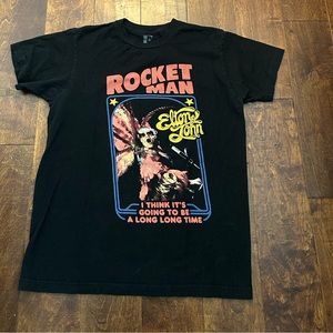Vintage Men’s Elton John Rocket man concert tee